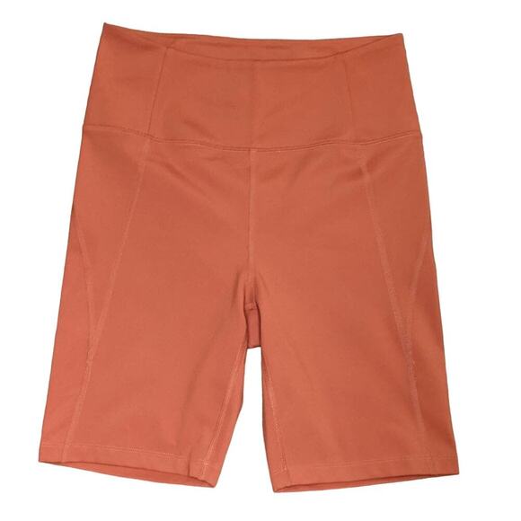 Girlfriend Collective High Rise Bike Short Dark Coral Athleisure Spring Medium - Picture 2 of 9